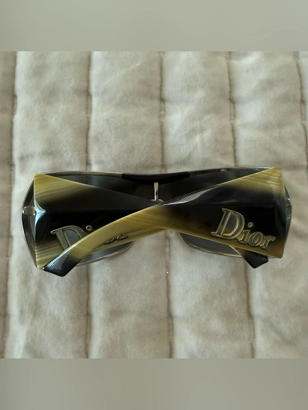 Y2K RARE ARCHIVE Dior GAUCHO 2 Large Wrap Galliano shield unisex sunglasses